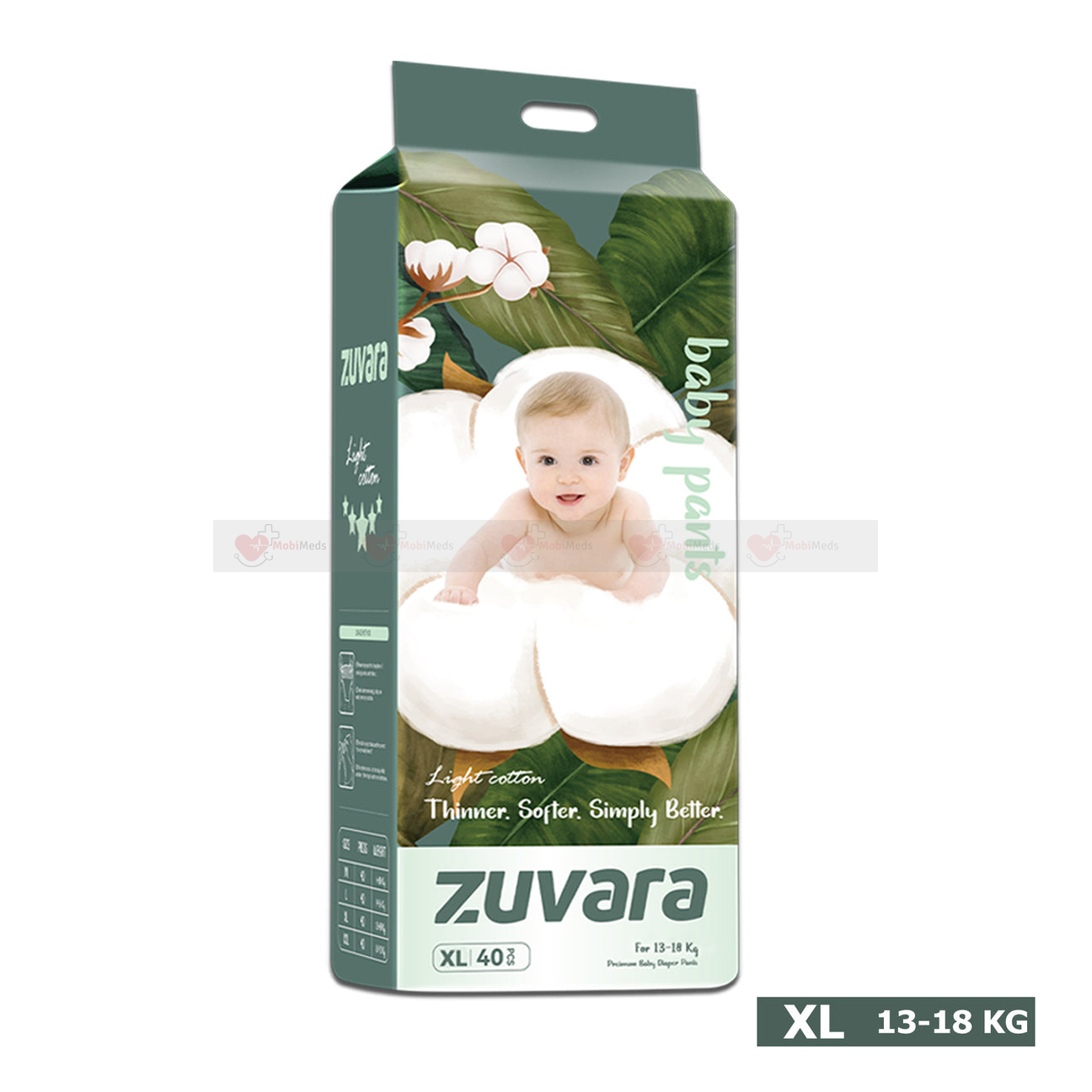 Zuvara Premium Diaper Pant - XL (Pack of 18)