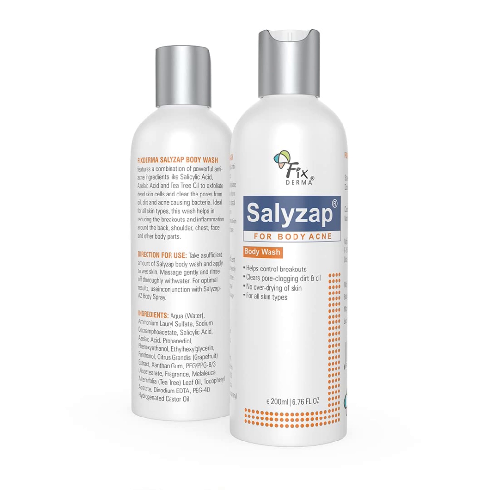 Salyzap Body Wash For Body Acne 200ml