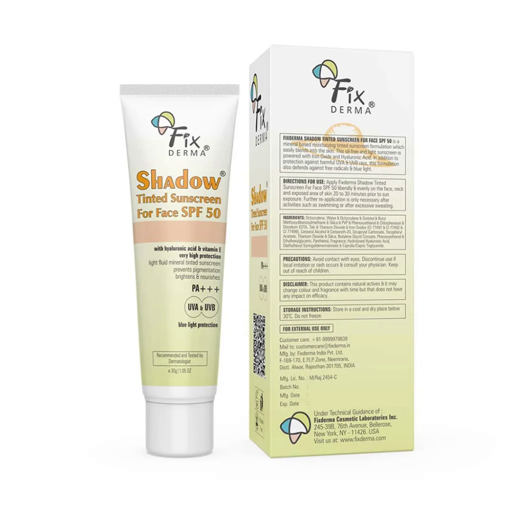 Shadow Tinted Sunscreen For Face SPF 50 30gm