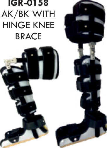 IGR AK/BK with Hinge Knee Brace