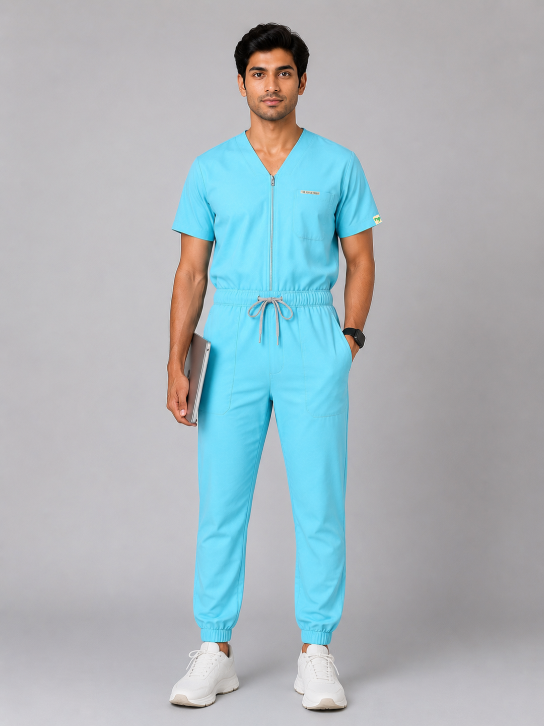 Skyblue Swasthya Sutra Jogger Jumpsuit For Men