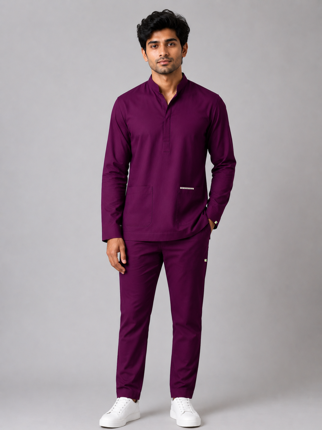 Elite 6 Pocket Mandarin (Wine) Men
