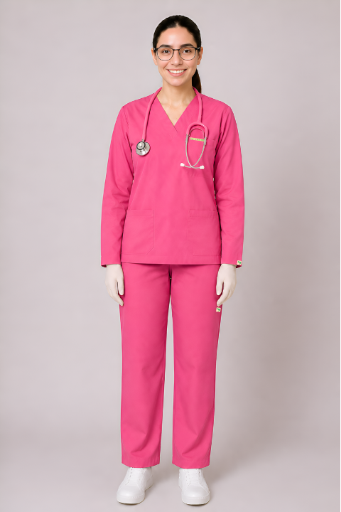 Elite V Neck (Pink) Women