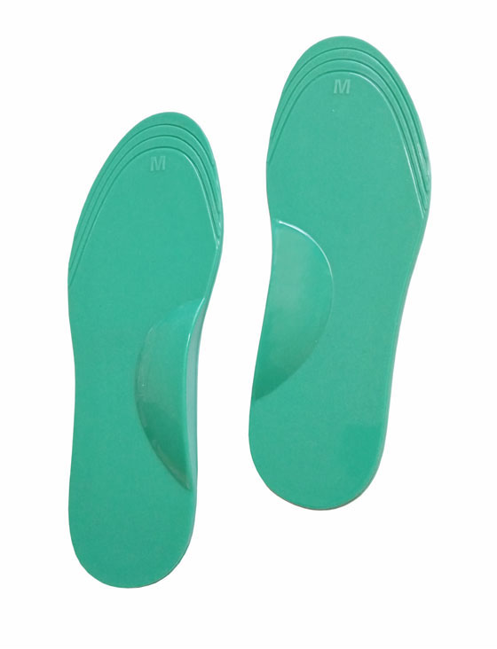 Silicone Insole Full Length WMedial Arch For Flat Foot 2N (1Pair)