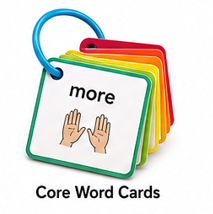 Core Word Cards
