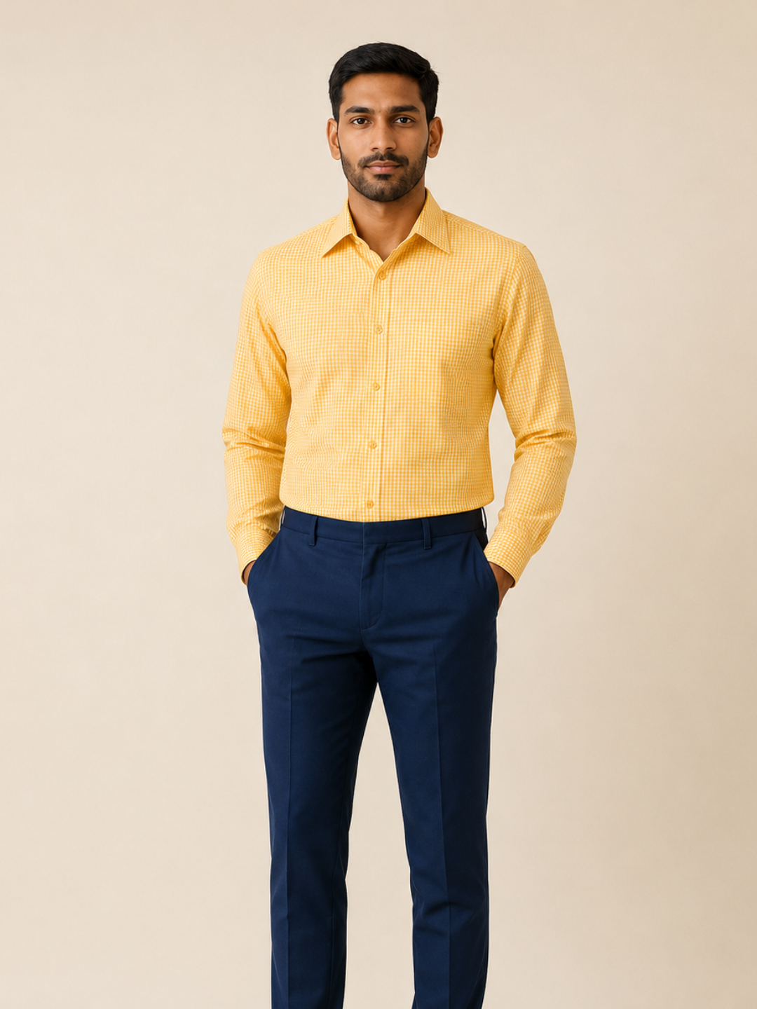 Yellow GDA Dress For Men
