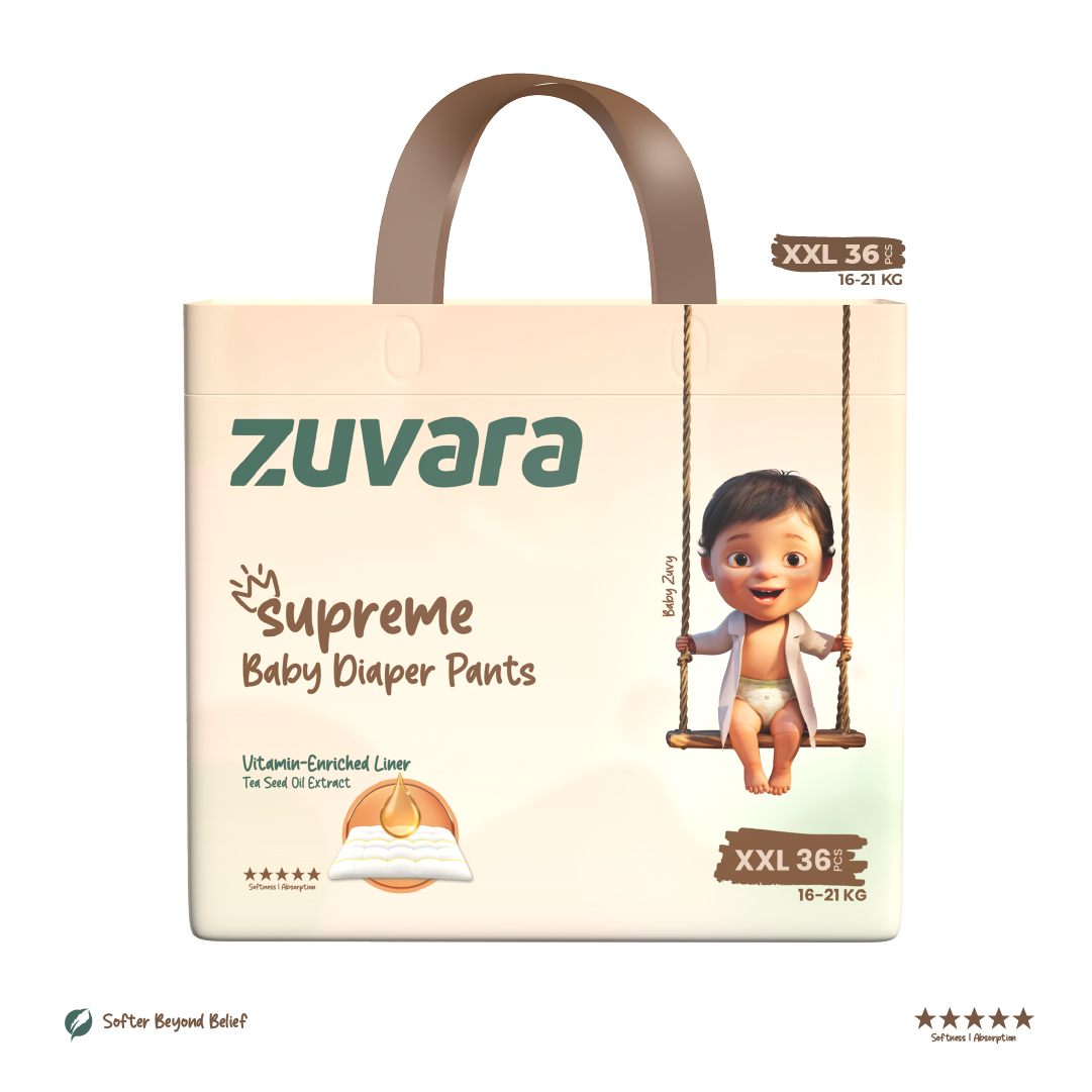 ZUVARA Supreme Diaper Pants - XXL (Pack Of 36)