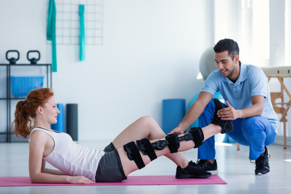 Physiotherapy session
